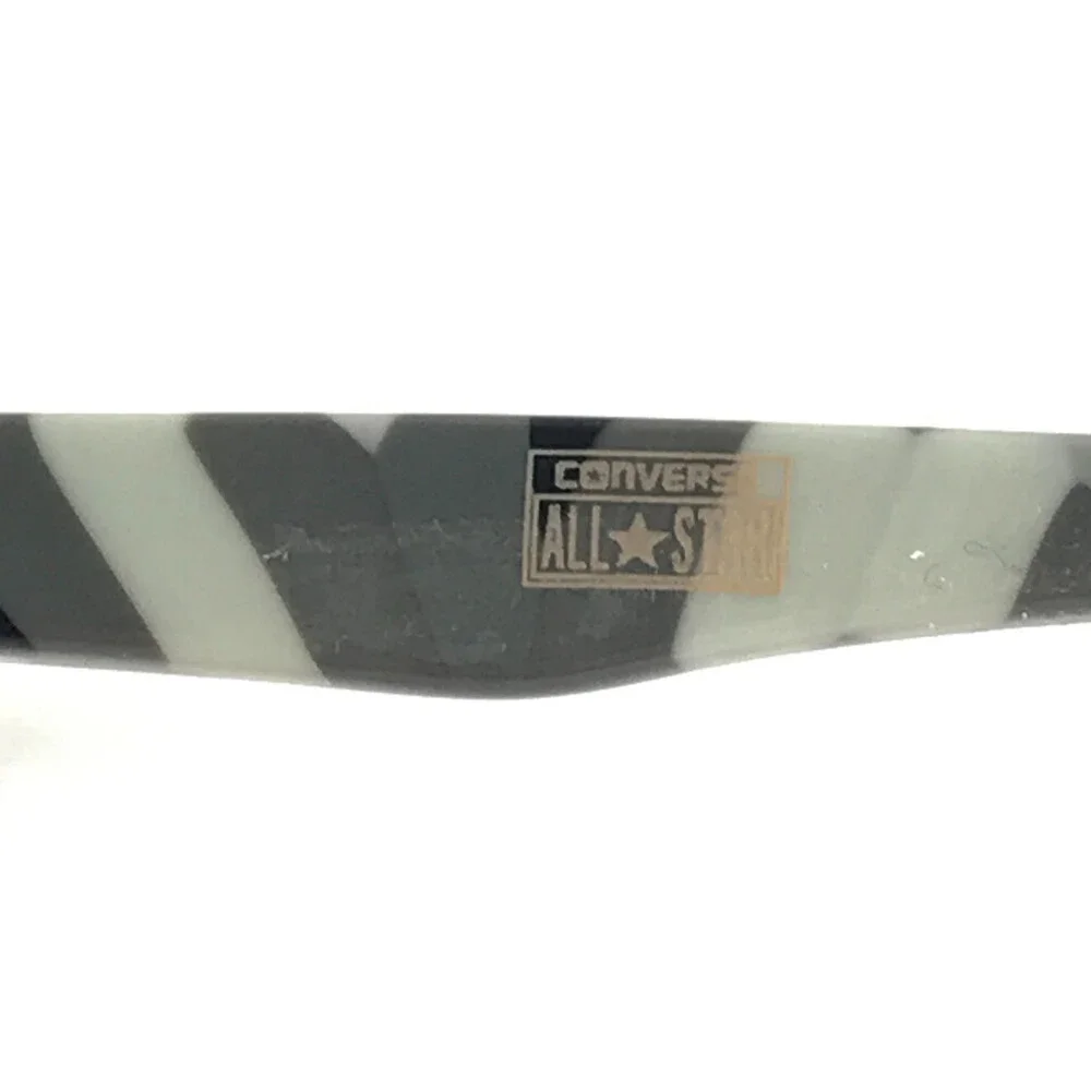 Converse Kids Eyeglasses Frames K012 BLACK Grey Rectangular Full Rim 50-16-130